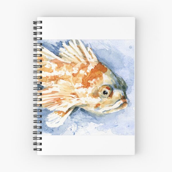Item preview, Fancy Goldfish in Watercolor designed and sold by Kara Draws.