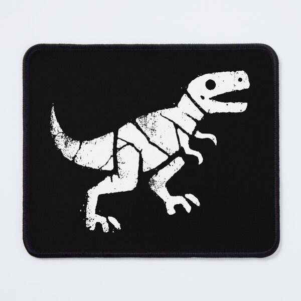 Item preview, Moonlit T-Rex Petroglyph: White-on-Black Arawak-inspired Dinosaur Art for Dark Academia and Spiritual Decor designed and sold by H Jonas.