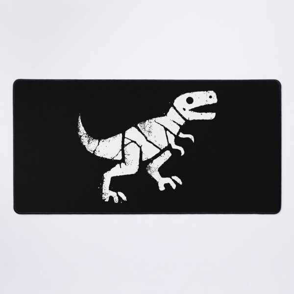 Item preview, Moonlit T-Rex Petroglyph: White-on-Black Arawak-inspired Dinosaur Art for Dark Academia and Spiritual Decor designed and sold by H Jonas.