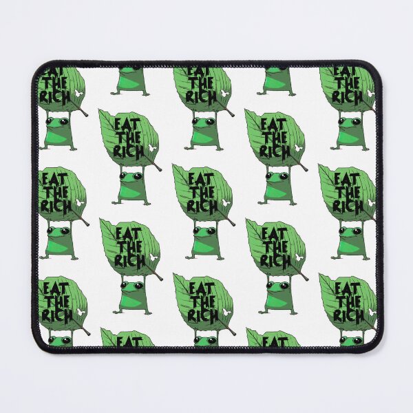 Item preview, Eat The Rich On A Leaf Frog designed and sold by bitebackcobbc.