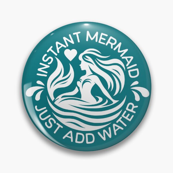Item preview, Instant mermaid just add water - open water swimming designed and sold by EvergreenWhimsy.