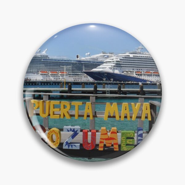 Item preview, Two Ship In Puerta Maya Cozumel designed and sold by GloriaGranat.