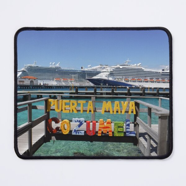 Item preview, Two Ship In Puerta Maya Cozumel designed and sold by GloriaGranat.