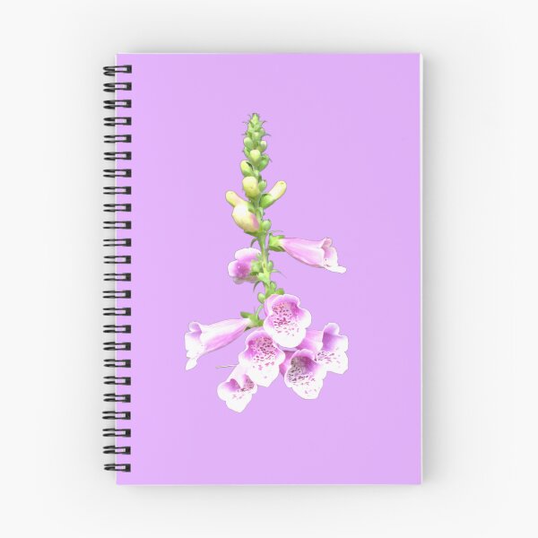 Item preview, Purple and White Foxglove: Beginning to Bloom Die Cut designed and sold by JoyousArt4u.