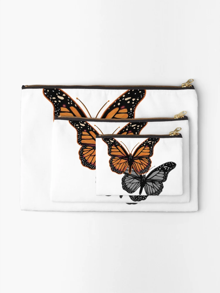 Thumbnail 2 of 4, Zipper Pouch, Butterfly Rise designed and sold by OutJsWindow.