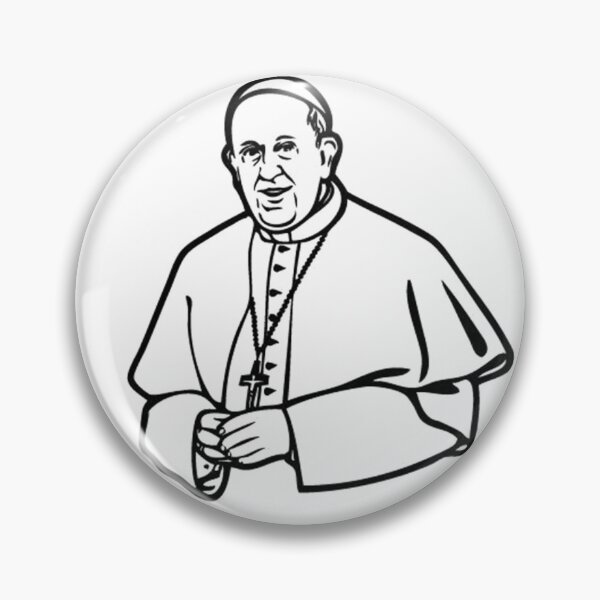 Item preview, papa francesco disegno designed and sold by FractiousTank.