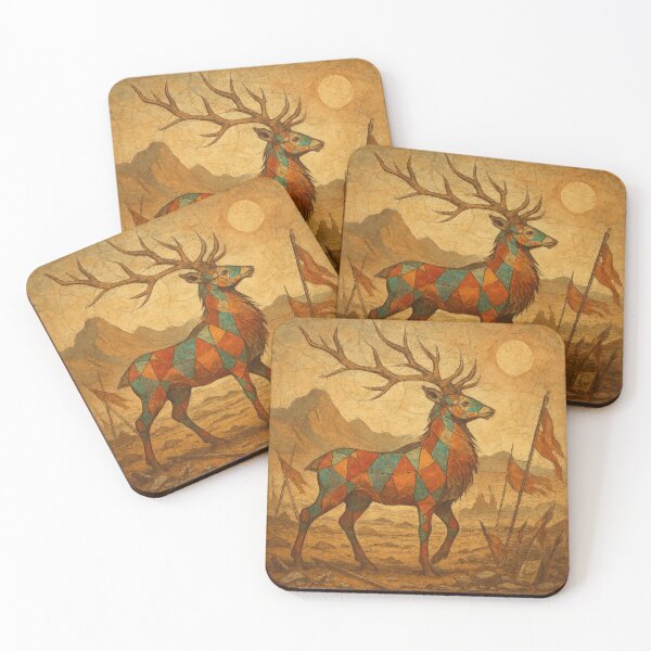 Item preview, Stag in the Aftermath designed and sold by HabitableMoons.