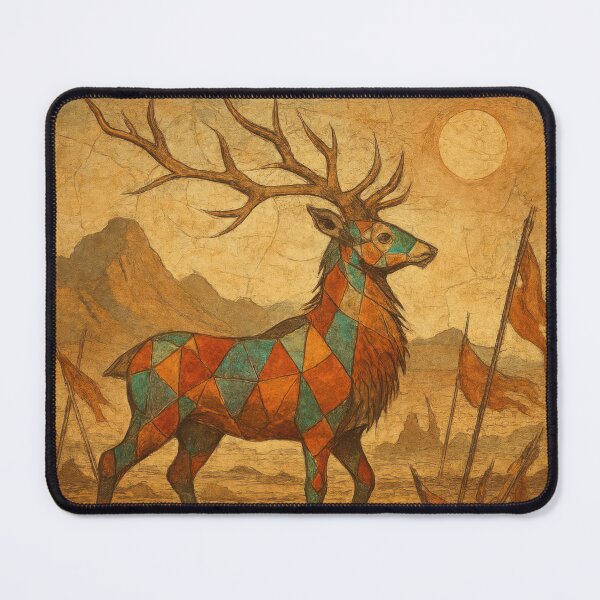 Item preview, Stag in the Aftermath designed and sold by HabitableMoons.
