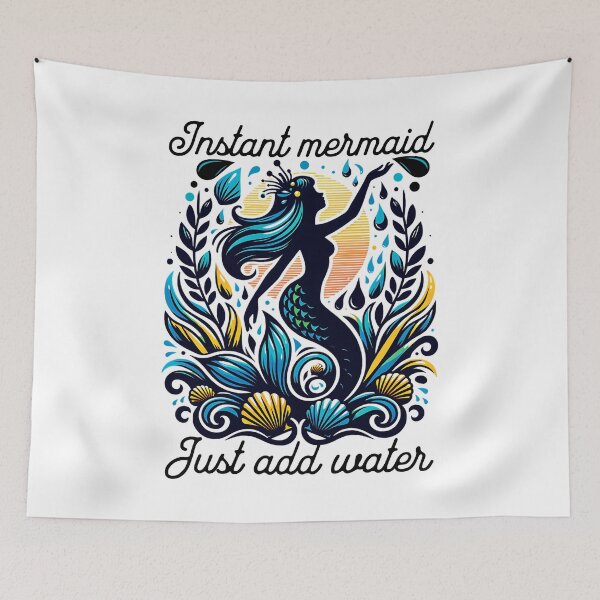 Item preview, Instant mermaid - open water swimmer  designed and sold by EvergreenWhimsy.