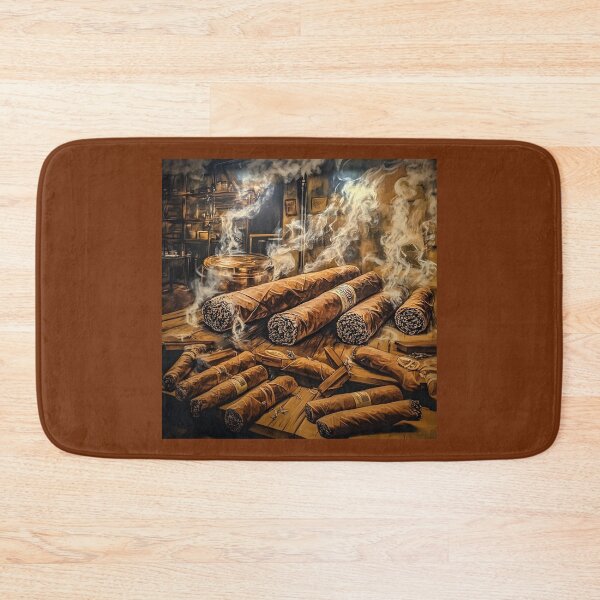 Item preview, Cigar Collection in a Smoky Lounge - Warm Ambiance and Timeless Sophistication designed and sold by OlfactoART Studio.