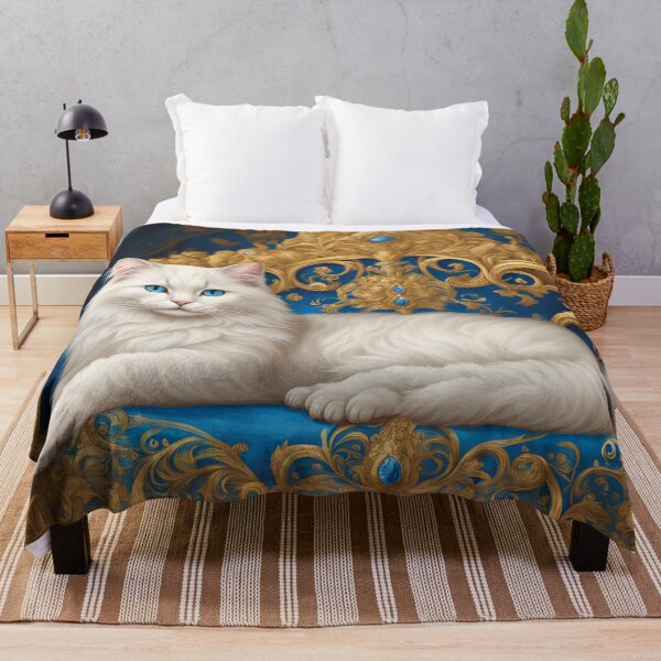 Item preview, Cats of Royal Palaces - Royal Blue designed and sold by PurrfectionMeow.