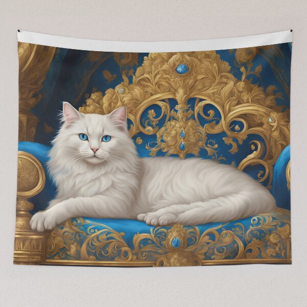 Item preview, Cats of Royal Palaces - Royal Blue designed and sold by PurrfectionMeow.