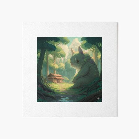 Item preview, Anime peaceful monster ghibli style designed and sold by pedrogag.