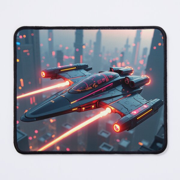 Item preview, VX-9 Phantom Striker – Futuristic Cyberpunk Jet designed and sold by nhk999.