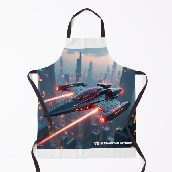 Item preview, VX-9 Phantom Striker – Futuristic Cyberpunk Jet designed and sold by nhk999.