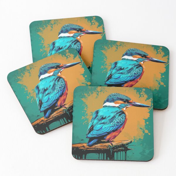 Item preview, Kingfisher Popart designed and sold by RedHandedOD.