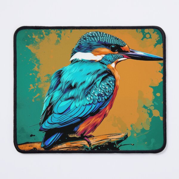Item preview, Kingfisher Popart designed and sold by RedHandedOD.