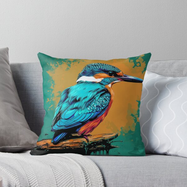 Item preview, Kingfisher Popart designed and sold by RedHandedOD.