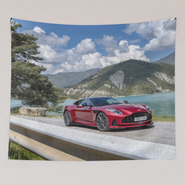 Item preview, Aston Martin DB12 2024 – Red | Premium Photo Poster V designed and sold by AutoPopStudio.