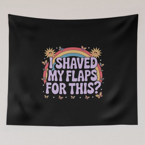 Item preview, I Shaved My Flaps For This Shirt – Funny Raunchy Tee with Retro Y2K Vibes | Adult Humor Gift designed and sold by love3617.
