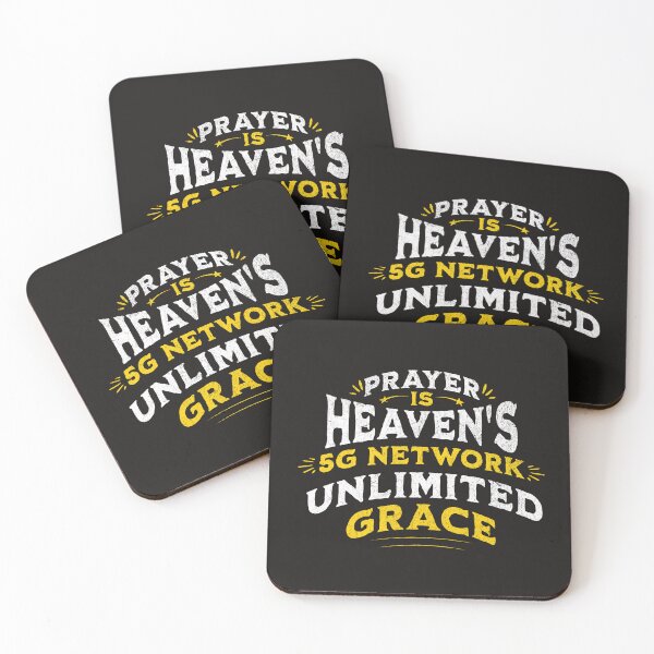 Item preview, Prayer is Heaven's 5G Network Unlimited Grace designed and sold by RJMdesigns007.
