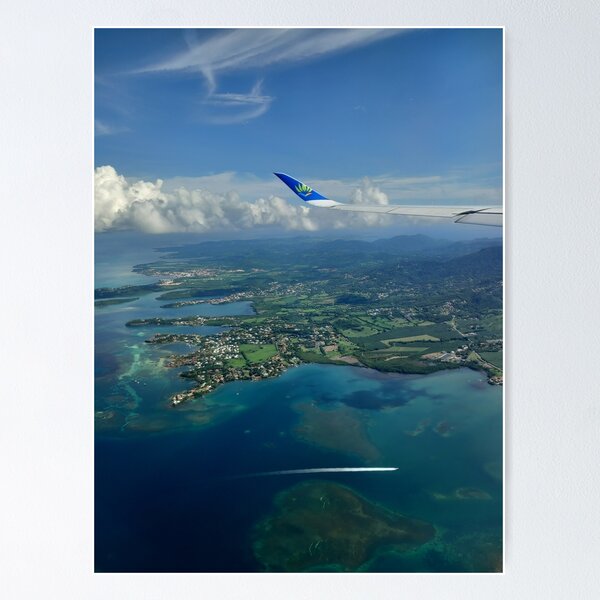 Item preview, Aerial view of Martinique designed and sold by tikatoka.