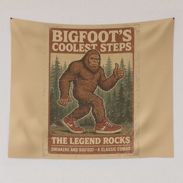 Item preview, Big Foot Vintage art designed and sold by Youmytype.