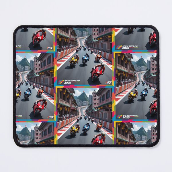 Item preview, Animated 2025 Macau Grand Prix Framed Replica Superbike designed and sold by Moto Graphix.