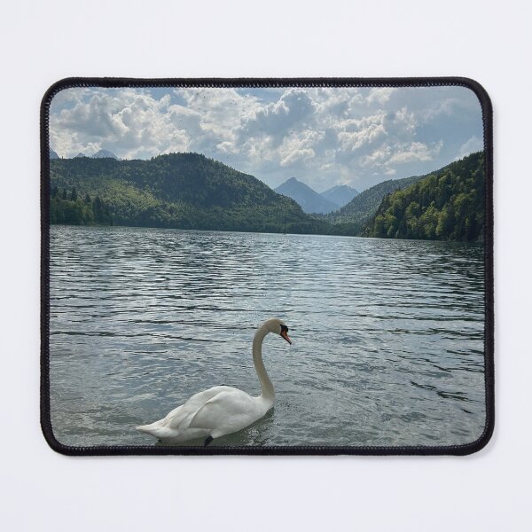 Item preview, Swan on Lake in Mountains designed and sold by goodmarissa.