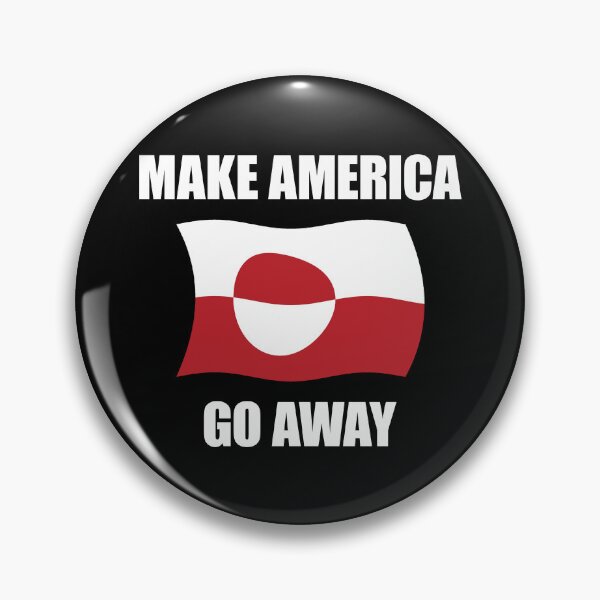 Artikelvorschau, Make America Go Away - Grönland Flagge Anti Trump Vance entworfen und verkauft von Inside Out Designs.
