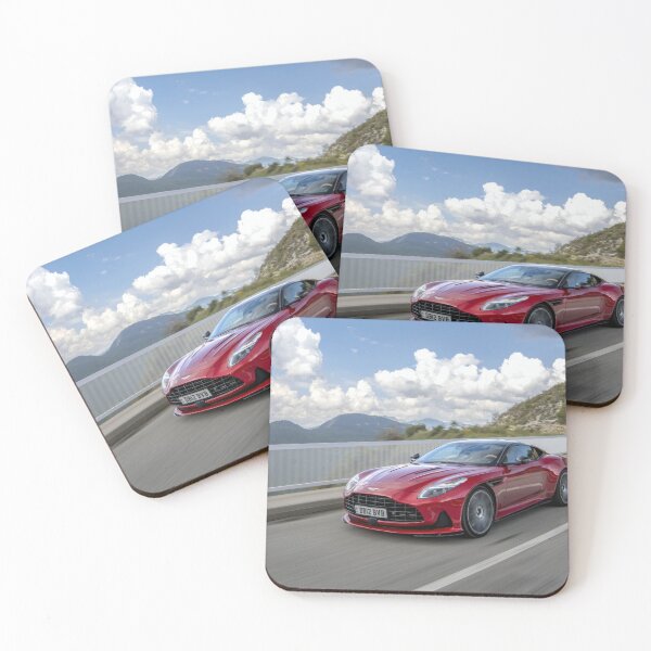Item preview, Aston Martin DB12 2024 – Red | Premium Photo Poster VIII designed and sold by AutoPopStudio.