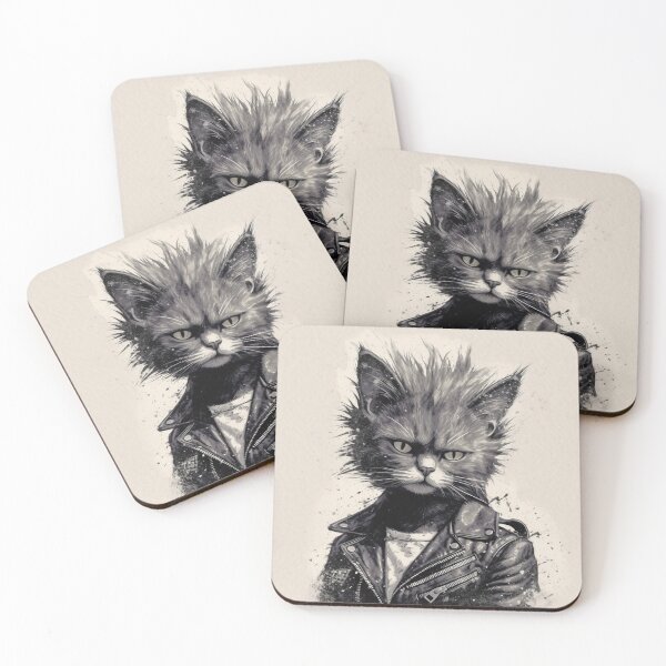 Item preview, Punk Rock Cat designed and sold by Solace Sparkles.
