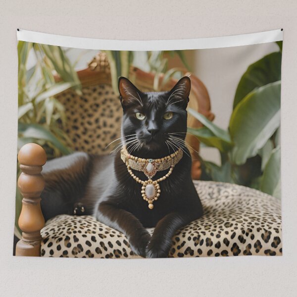 Item preview, Oriental Short Hair Cat Black designed and sold by PurrfectionMeow.