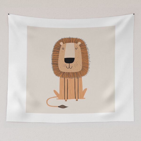Item preview, Lion Art Print, Nursery Wall Art, Safari Nursery Prints, Neutral Nursery Decor, Art by Synplus designed and sold by synplus.