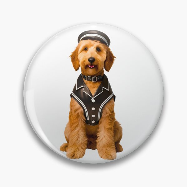 Item preview, 1950s Greaser Goldendoodle – Retro Cool Canine designed and sold by Fredster1966.