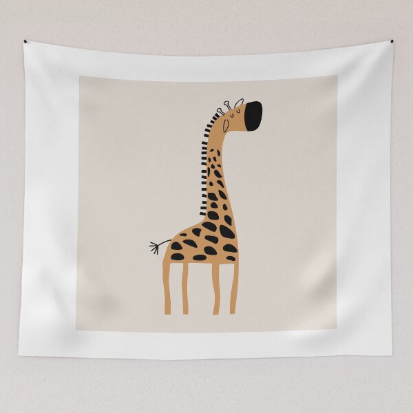 Item preview, Giraffe Art Print, Nursery Wall Art, Safari Nursery Prints, Neutral Nursery Decor, Art by Synplus designed and sold by synplus.