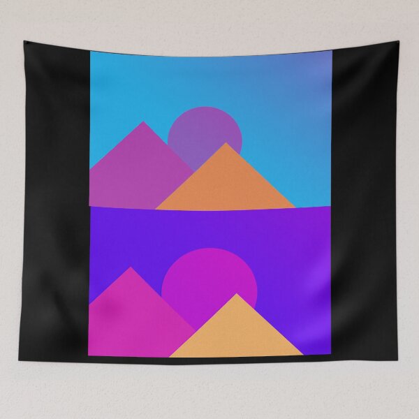 Item preview, Abstract Sun & Mountains designed and sold by Planet Agora.