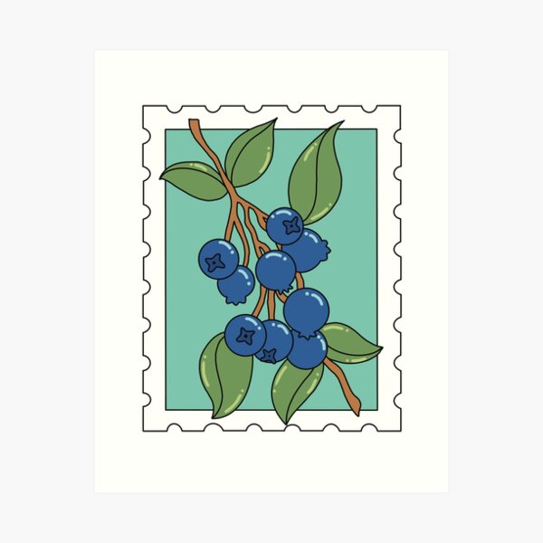 Artikel-Vorschau von Der Blaubeerstempel, designt und verkauft von Lydia Day.