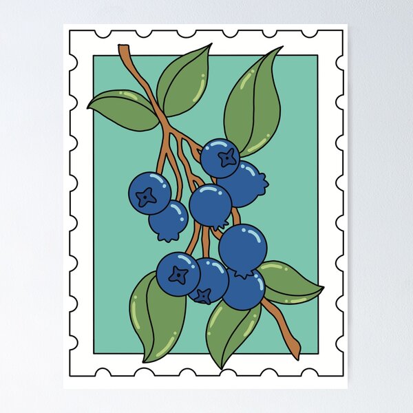 Artikel-Vorschau von Der Blaubeerstempel, designt und verkauft von Lydia Day.