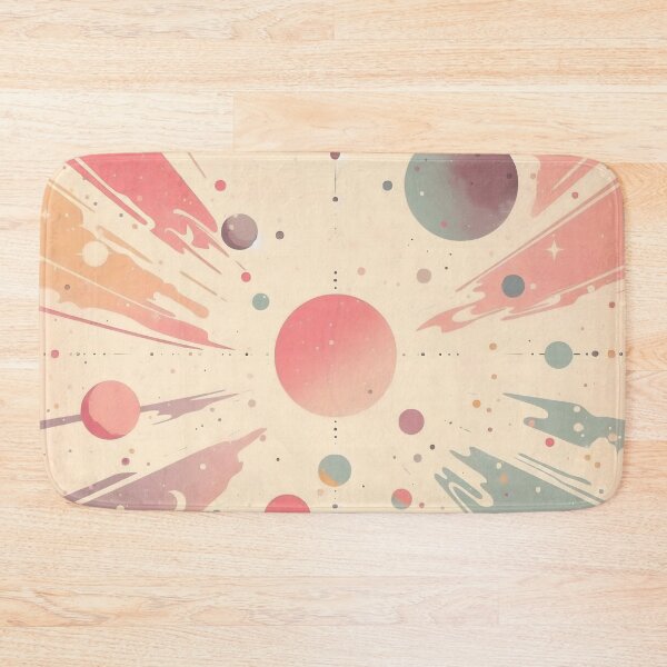Item preview, Stellar Bloom: Pastel Bursts & Cosmic Orbits designed and sold by 123Rainbow.