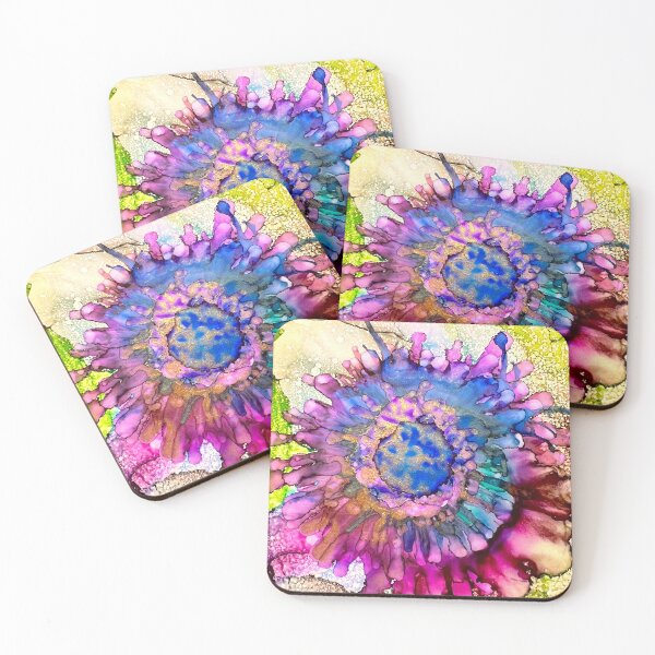 Item preview, Colors that draw you in and then explode out in majestic magnificence...a little piece of magic designed and sold by Nomad Nikki – Abstract Fluid Artist & Full-Time Traveler.