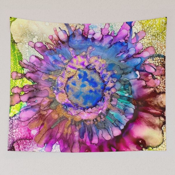 Item preview, Colors that draw you in and then explode out in majestic magnificence...a little piece of magic designed and sold by Nomad Nikki – Abstract Fluid Artist & Full-Time Traveler.