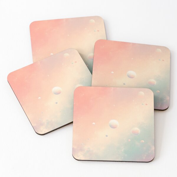 Item preview, Nebula Dreams: Ethereal Planets in Pastel Haze designed and sold by 123Rainbow.
