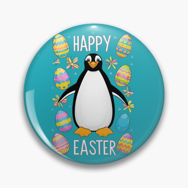Item preview, Happy EASTER, Happy Easter Penguin, Happy Easter, Penguin, designed and sold by GOLDENGARDENART.
