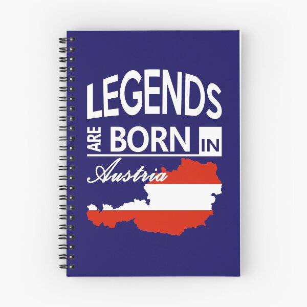 Item preview, Austria Born Legends Austrian Birthday designed and sold by smily-tees.