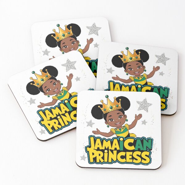 Item preview, Jamaican Princess Cute Afro Girl Crown Black Girl designed and sold by ArtFromBeyond.