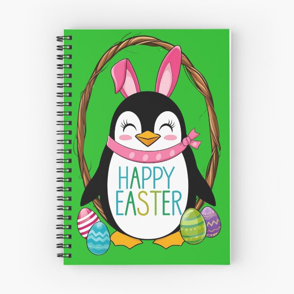 Item preview, Happy EASTER, Happy Easter Penguin, Happy Easter, Penguin, designed and sold by GOLDENGARDENART.