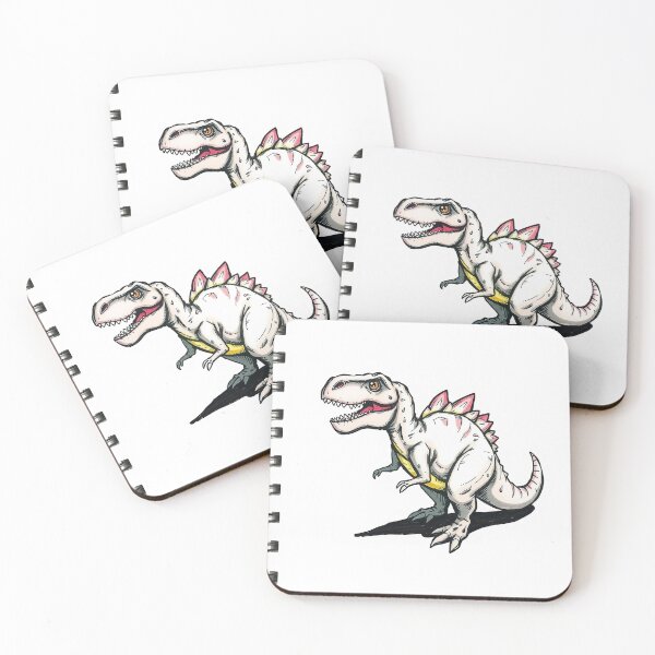 Artikelvorschau, Rot, Weiß und Rawr! | Dinosaurier-Notizbuch-Design | Arktisches Dino-Design entworfen und verkauft von PacificNWGearCo.