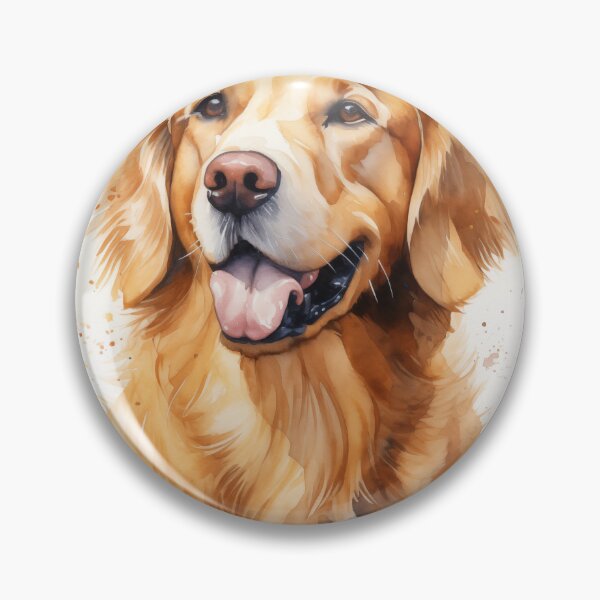 Item preview, Golden Retriever Watercolor Portrait designed and sold by Samuelsboro.