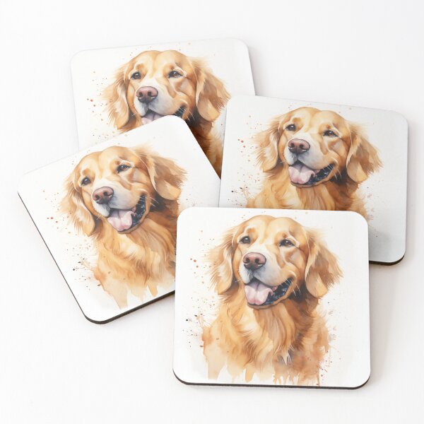 Item preview, Golden Retriever Watercolor Portrait designed and sold by Samuelsboro.